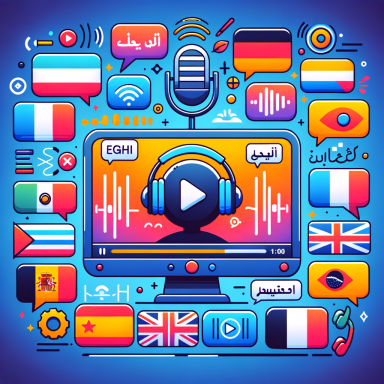Unlocking the World: How to Make Your Videos Multilingual with Dubbing and Eye-Catching Captions
