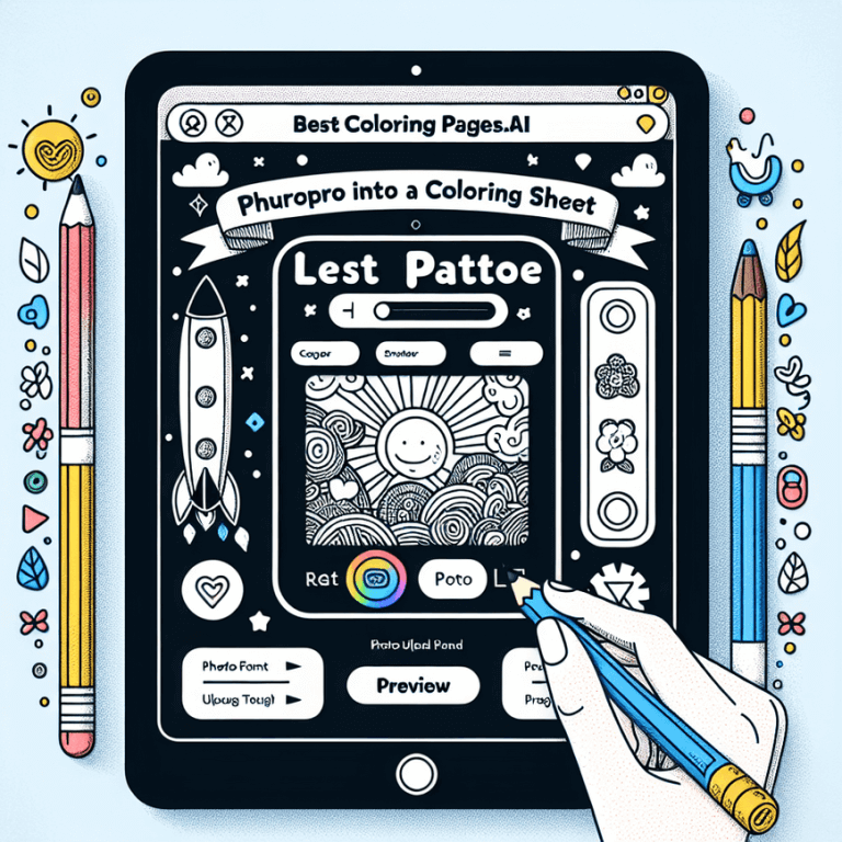 turns your photos into printable coloring magic, letting you create personalized art from memories.