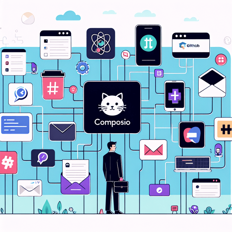 connects LLMs with 250+ tools (like GitHub, Slack, Gmail