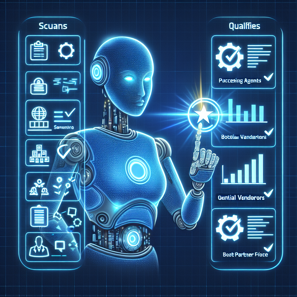 is your AI purchasing agent that sources, qualifies, and compares vendors so that you can choose the right partner.
