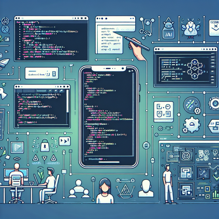 accelerates cross-platform app development by combining code editing, visual design, and AI assistance in one environment.
