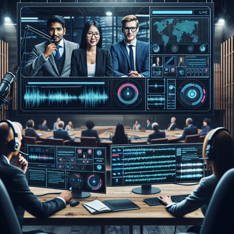 helps organizations optimize communication with live transcription, translation, and broadcast tools.